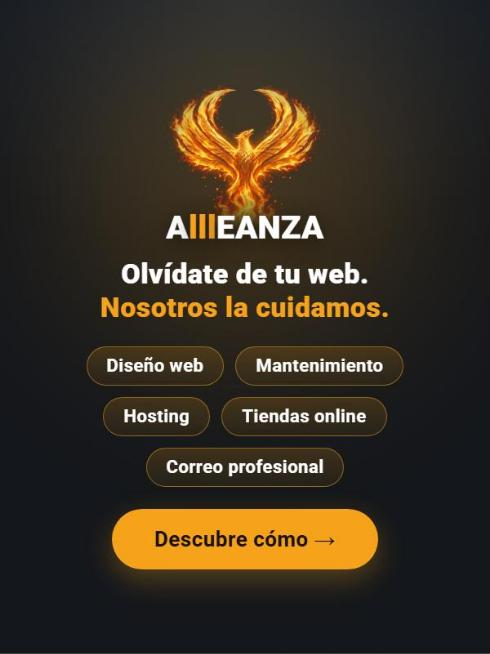 AlllEANZA — Olvídate de tu web, nosotros la cuidamos